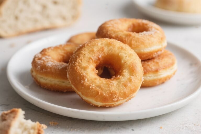 Fluffy Sourdough Discard Sugar Donuts (Baked, Not Fried) – Light, Sweet, and Easy