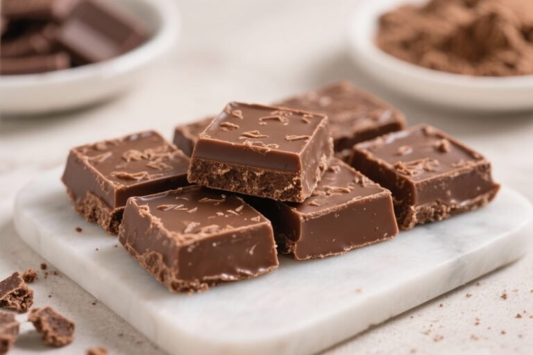 Low-Carb Keto Chocolate Squares for Easy Snacking – Quick, Satisfying, and Delicious