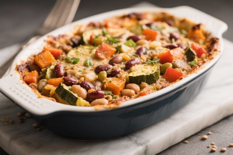 Gluten-Free High-Fiber Bean-Loaded Veggie Bake – Simple, Satisfying, and Nourishing