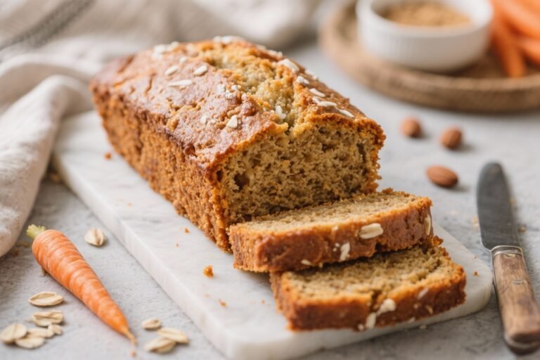 Healthy Almond Flour Carrot Cake Loaf (Gluten-Free & Lightly Sweetened) – Cozy, Moist, and Simple