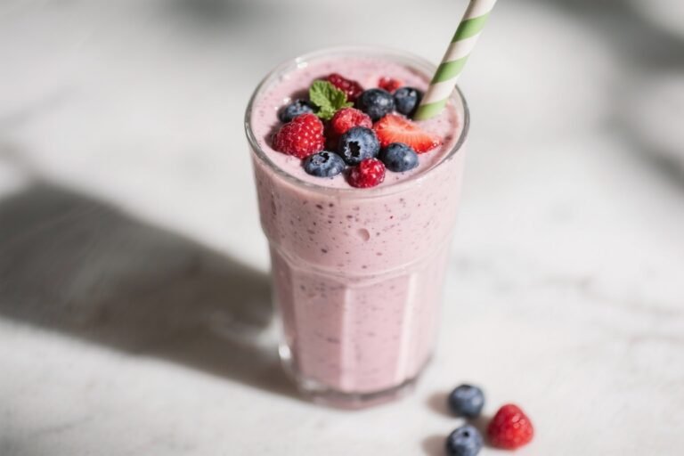 Mixed Berry Protein Breakfast Shake – A Fast, Fresh Start to Your Day