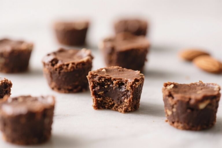 Healthy Almond Flour Brownie Bites (Dairy-Free Option) – Small, Fudgy, and Easy