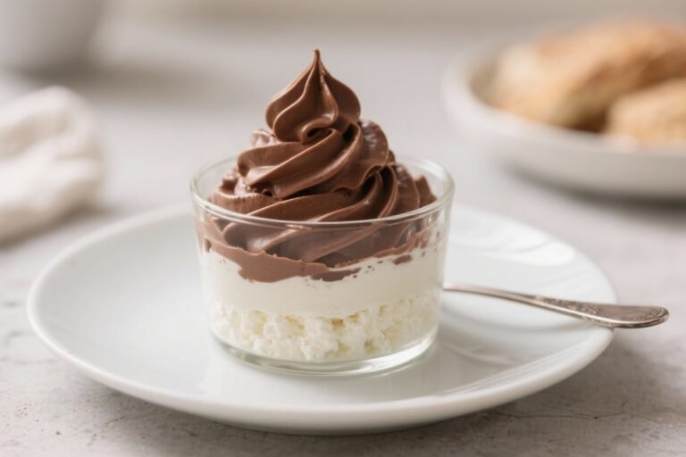 Chocolate Cottage Cheese Protein Mousse – Creamy, Light, and High-Protein