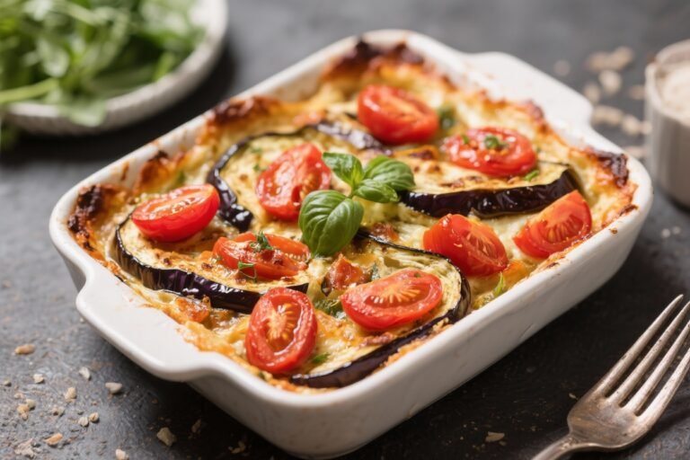 Clean Eating Eggplant & Tomato Bake – A Simple, Feel-Good Weeknight Dish