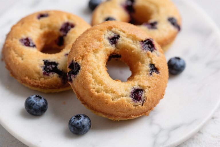 Baked Blueberry Cake Donuts – Soft, Sweet, and Easy