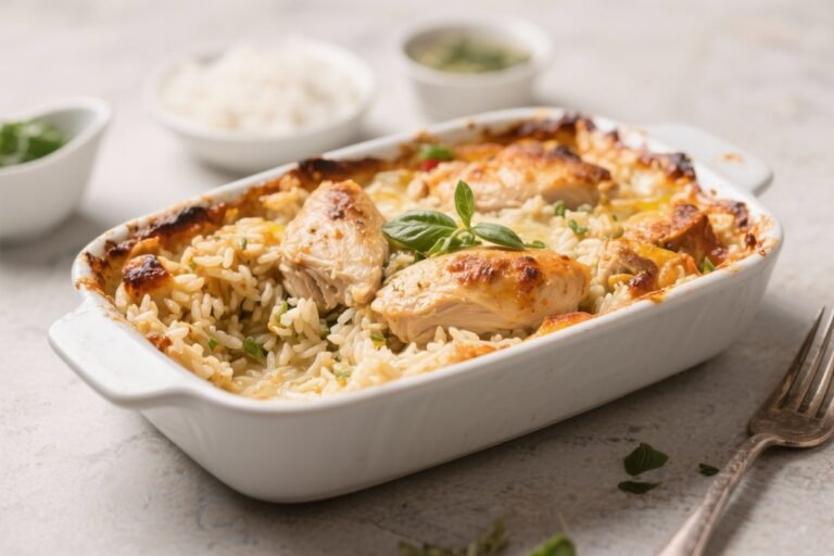 Italian Chicken and Rice Casserole – Comforting, Flavorful, and Easy