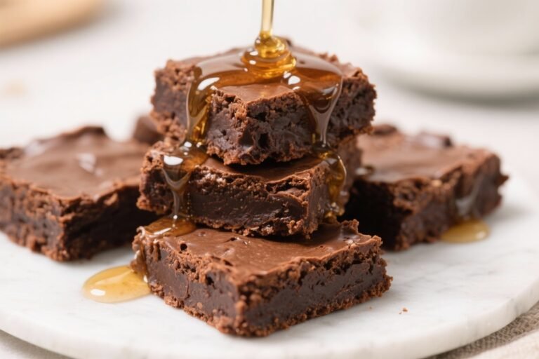 Healthy Chocolate Brownies Sweetened Naturally with Maple Syrup – Rich, Fudgy, and Better for You