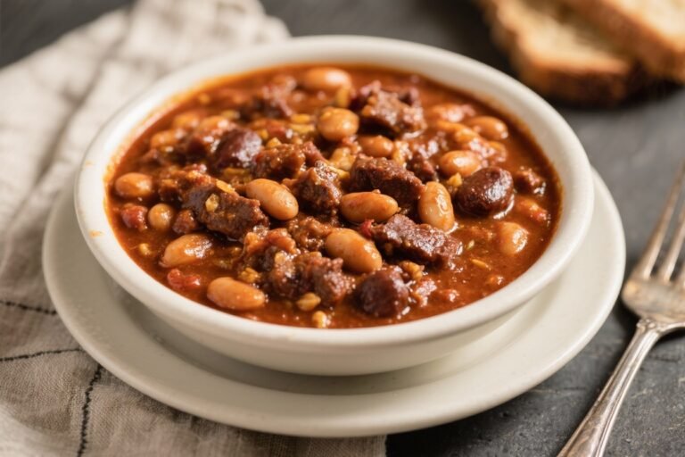 Hearty Homestyle Beef Chili with Beans (Thick, Cozy & Crowd-Pleasant) – A Classic, Comforting Bowl