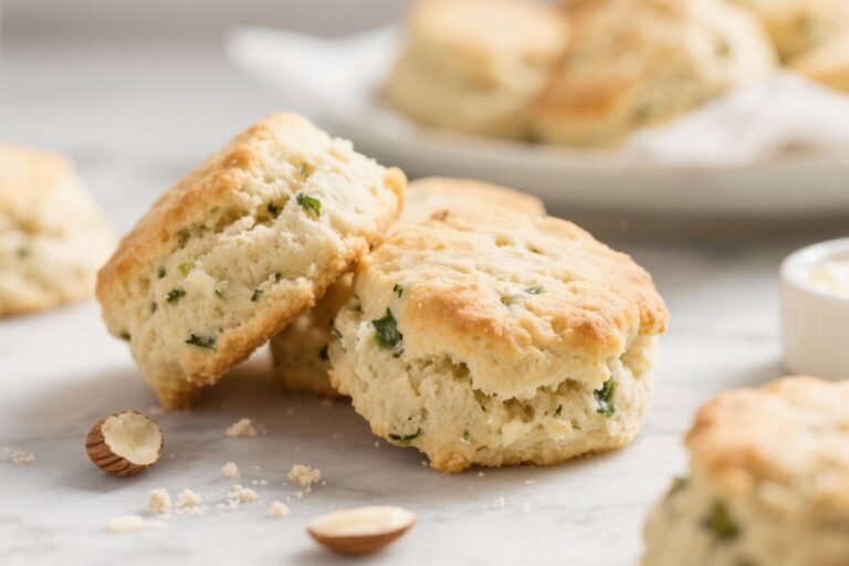 Savory Almond Flour Cheese Biscuits (Low Carb & Keto-Friendly) – Comforting, Cheesy, and Easy