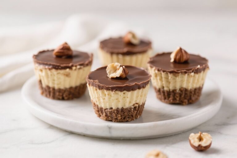 No Bake Chocolate Hazelnut Cheesecake Cups – Creamy, Easy, and Crowd-Pleasing