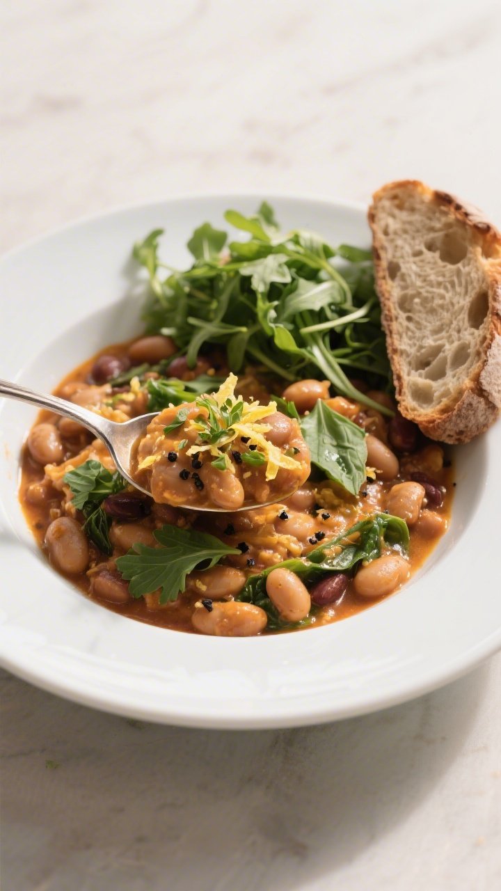 Final plated dish: Restaurant-quality presentation of a generous spoonful of High Protein Italian He