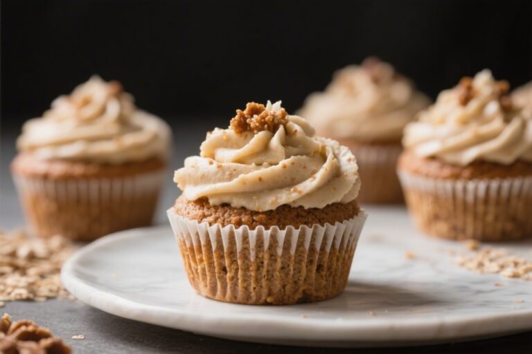 High-Fiber Bran Maple Cupcakes – Lightly Sweet, Wholesome Treats