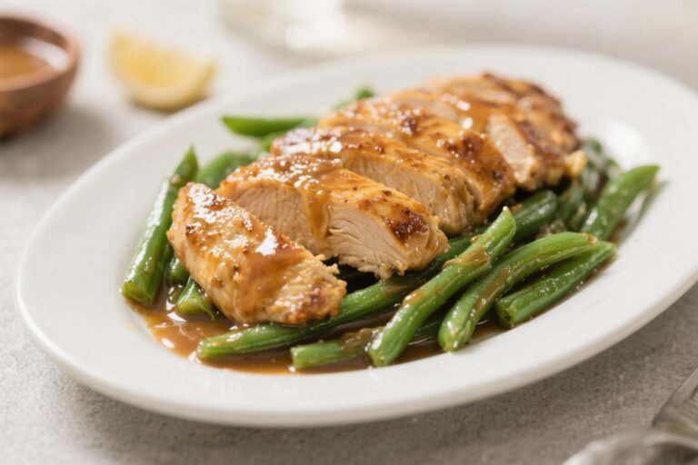 Honey Mustard Chicken With Green Beans – A Simple, Flavor-Packed Weeknight Dinner