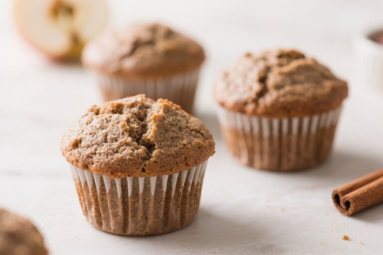 Buckwheat Flour Apple Cinnamon Muffins – Soft, Cozy, and Naturally Gluten-Free