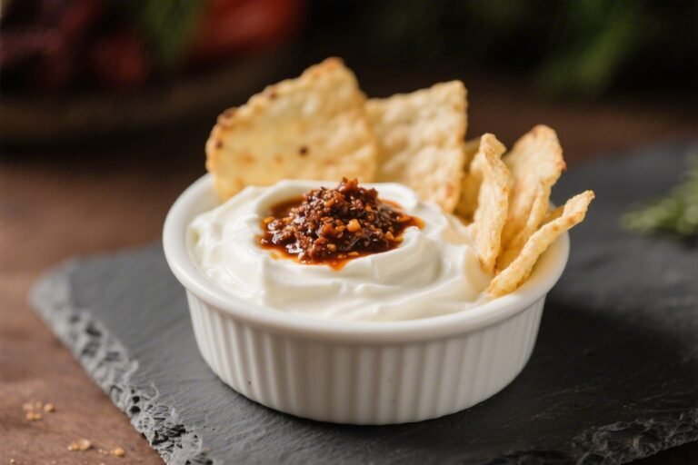 Smoky BBQ Ranch Greek Yogurt Dip – Creamy, Tangy, and Perfect for Snacking