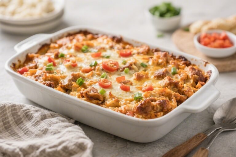 3-Ingredient Dump-and-Bake Dinner – Simple, Comforting, and Fast