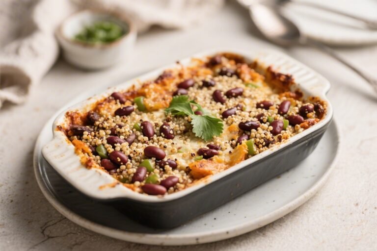 High Protein Mexican Bean & Quinoa Bake – A Hearty, Flavor-Packed Weeknight Meal
