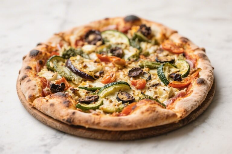 Sourdough Discard Healthy Veggie Pizza – Crisp, Flavorful, and Weeknight-Friendly