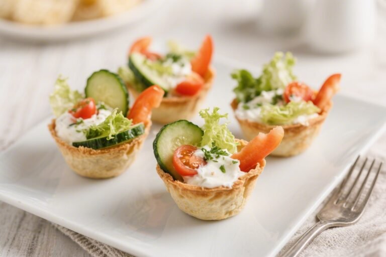 Greek Yogurt Caesar Veggie Cups – Crisp, Creamy, and Ready to Snack