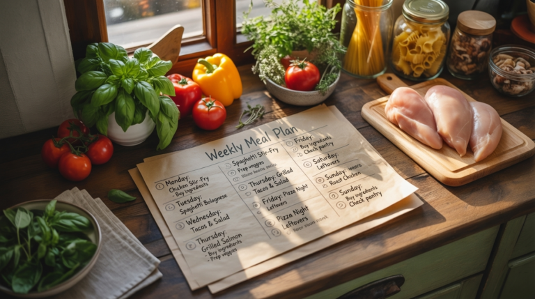 A Simple Weekly Meal Plan That Keeps Dinner Easy All Week