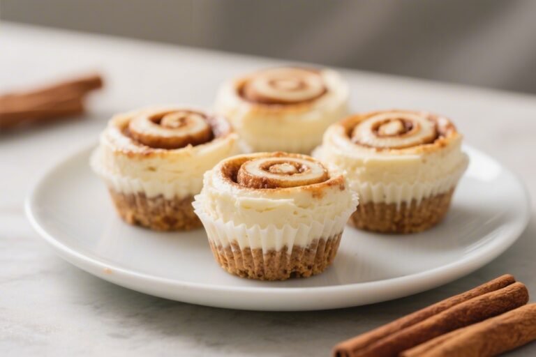 Cinnamon Roll Keto Cheesecake Cups – A Cozy, Low-Carb Treat