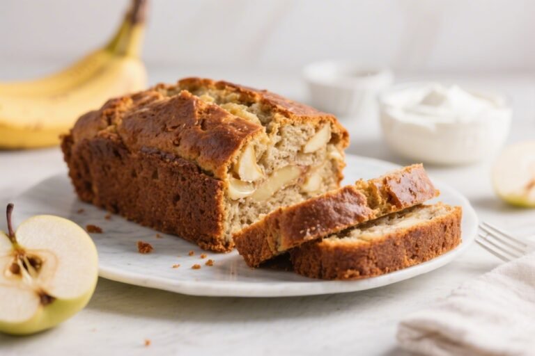 Banana Bread With Apple and Greek Yogurt – Moist, Comforting, and Easy
