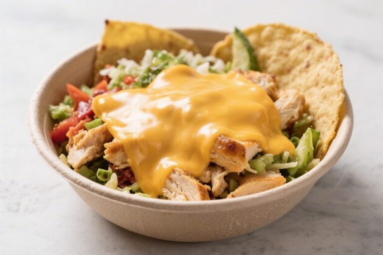 Chicken Taco Protein Bowl With Melted Cheese – A Fast, Flavor-Packed Meal