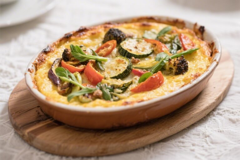 Italian Spring Veggie Polenta Bake – A Cozy, Colorful Weeknight Favorite