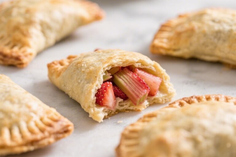 Strawberry Rhubarb Hand Pies (Air Fryer Friendly) – Small, Sweet, and Perfectly Flaky