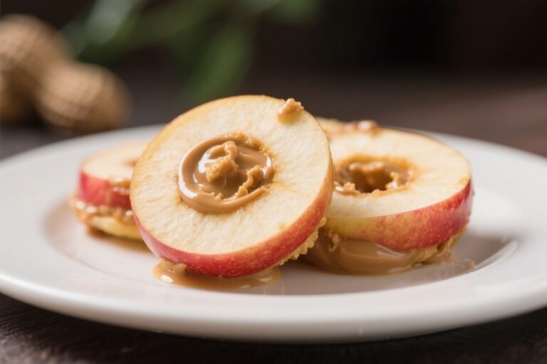 Peanut Butter Stuffed Apple Rings – A Crunchy, Creamy Snack You’ll Crave