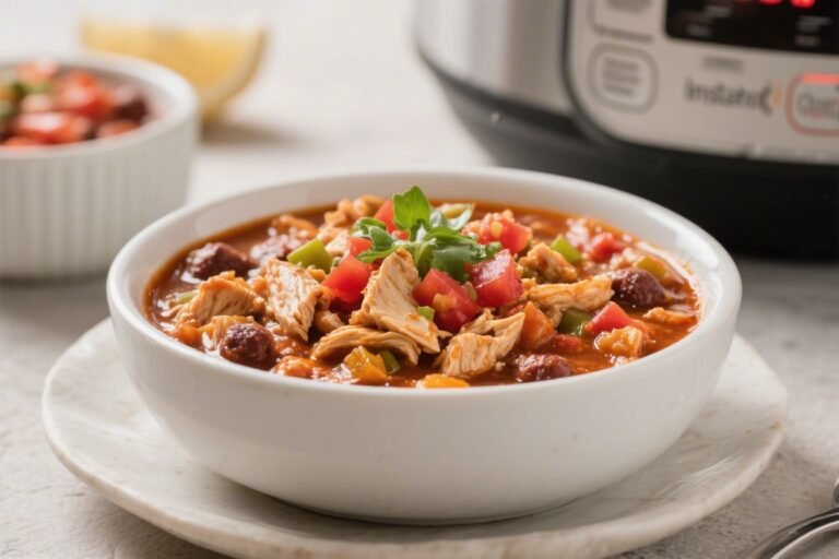 Instant Pot Salsa Chicken Chili – A Fast, Flavor-Packed Weeknight Favorite