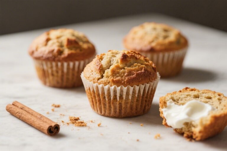 Sourdough Discard Honey Cinnamon Greek Yogurt Muffins – Cozy, Tender, and Easy