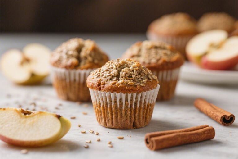 Flaxseed Meal Apple Cinnamon Muffins – Warm, Wholesome, and Easy