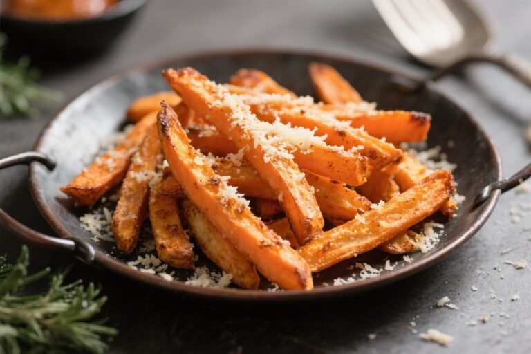 Roasted Parmesan Carrot Fries – Crispy, Savory, and Simple