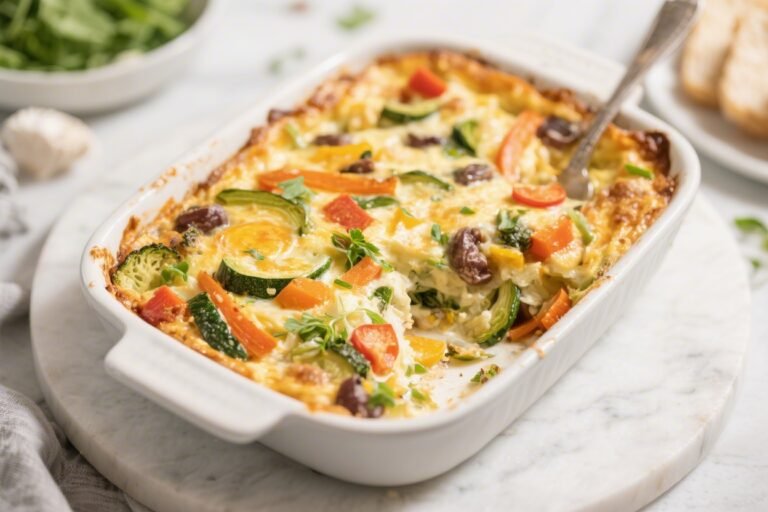 Spring Healthy Breakfast Casserole (Veggie Loaded) – Fresh, Light, and Satisfying