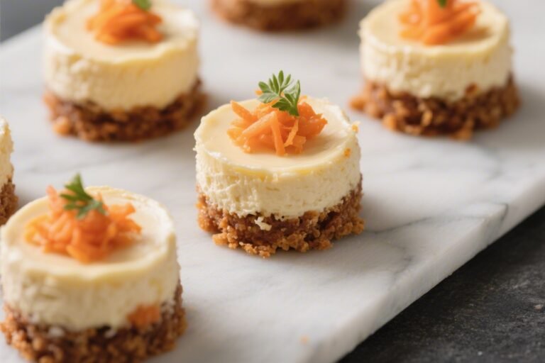 Mini Carrot Cake Cheesecakes – A Cute, Crowd-Pleasing Dessert