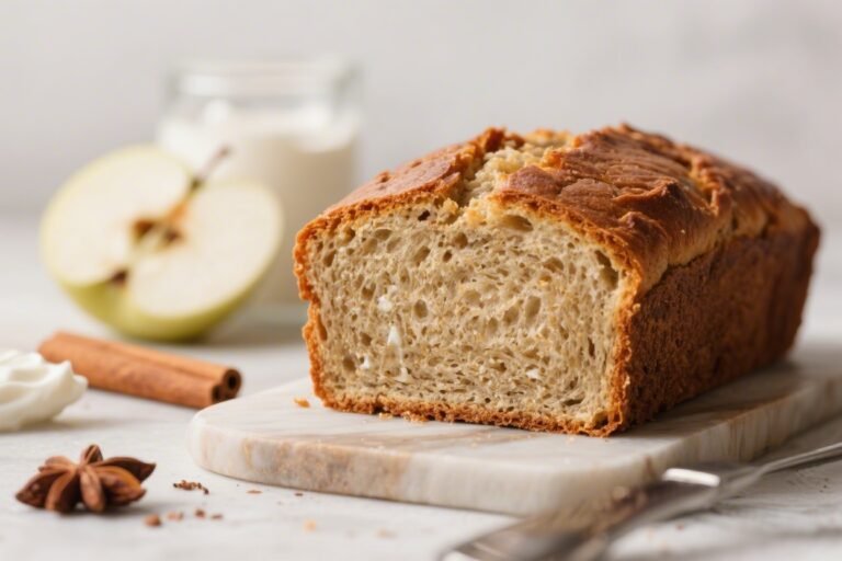 Healthy Apple Yogurt Cinnamon Bread – Moist, Light, and Full of Cozy Flavor