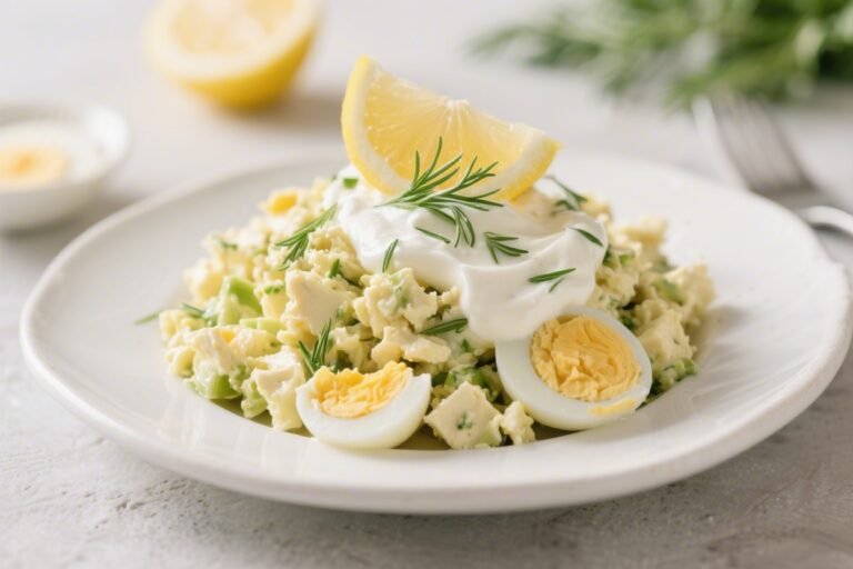 Lemon Dill Egg Salad With Greek Yogurt – Bright, Creamy, and Fresh