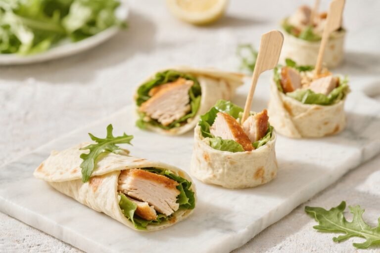 Chicken Caesar Wrap Bites (Easy Summer Picnic Snack) – A Fresh, Crowd-Pleasing Favorite