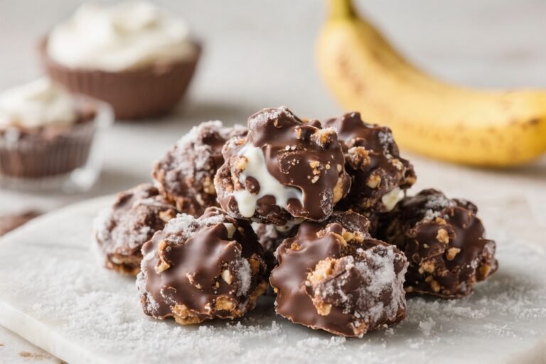 Frozen Chocolate Banana Yogurt Clusters – A Simple, Chill Treat