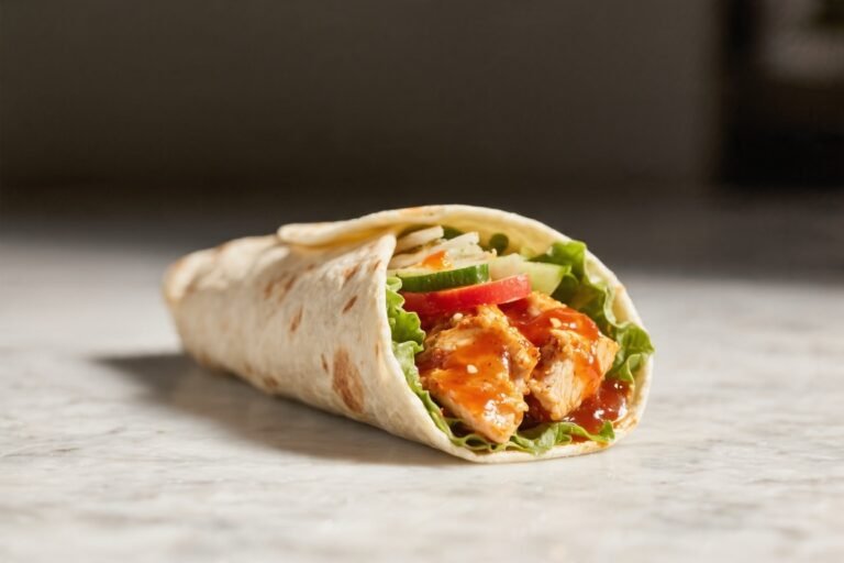 Hot Honey Chicken Summer Wrap – Sweet, Spicy, and Fresh
